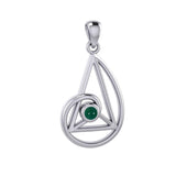Peter Stone Golden Ratio Silver Pendant with Gemstone TPD6178 - Jewelry