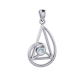 Peter Stone Golden Ratio Silver Pendant with Gemstone TPD6178 - Jewelry