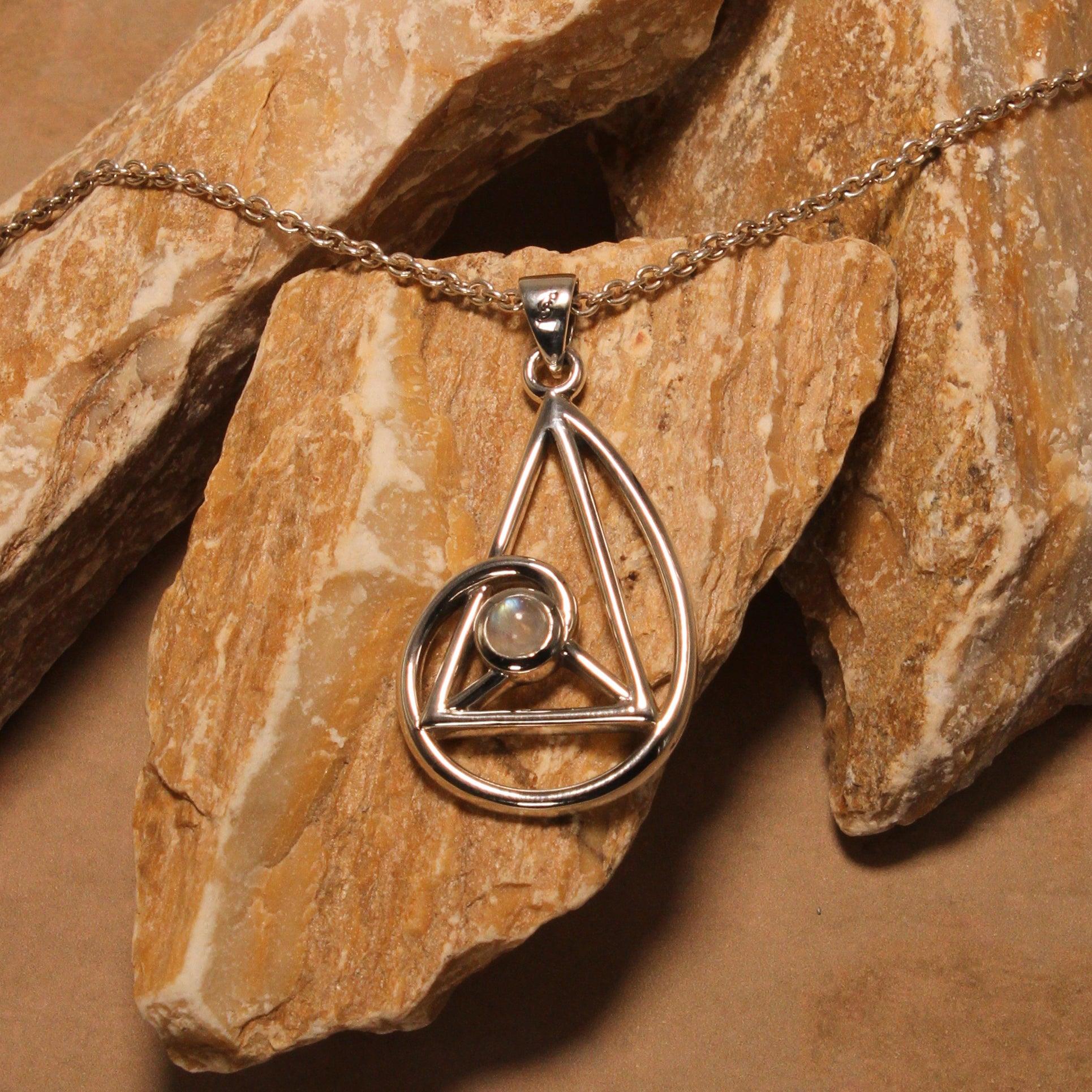 Peter Stone Golden Ratio Silver Pendant with Gemstone TPD6178 - Jewelry