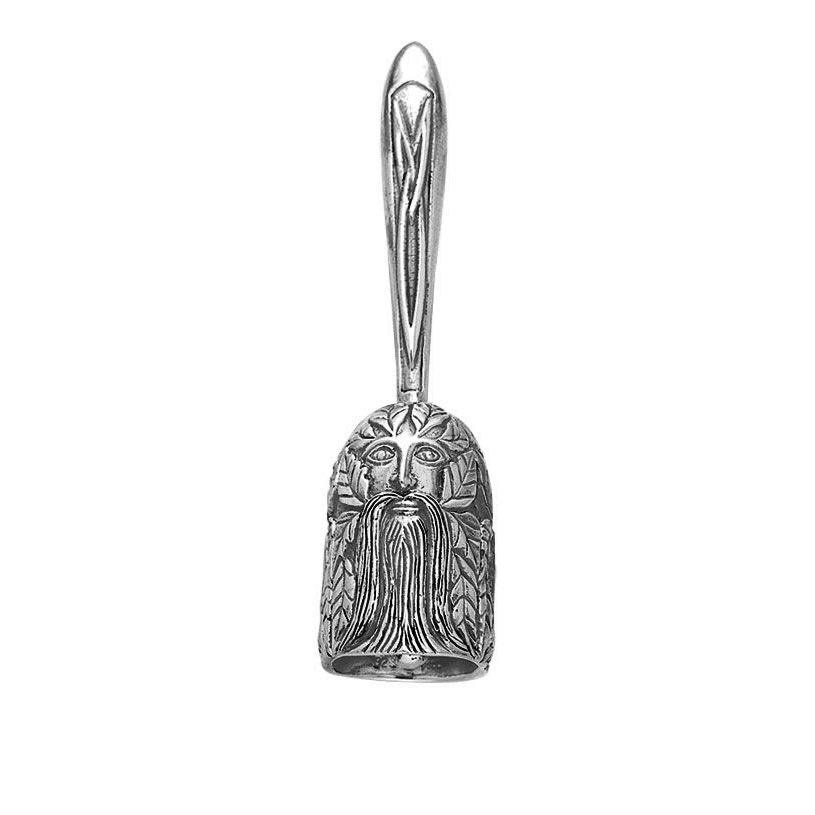 The Green Man Hand Bell in Sterling Silver TPD6187 - Jewelry