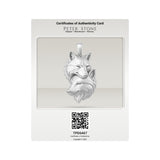 Wolf Soulmates Sterling Silver Pendant TPD6467