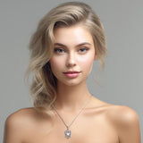 Peter Stone Guardian Angel with Gemstone Silver Pendant TPD7026 - Jewelry