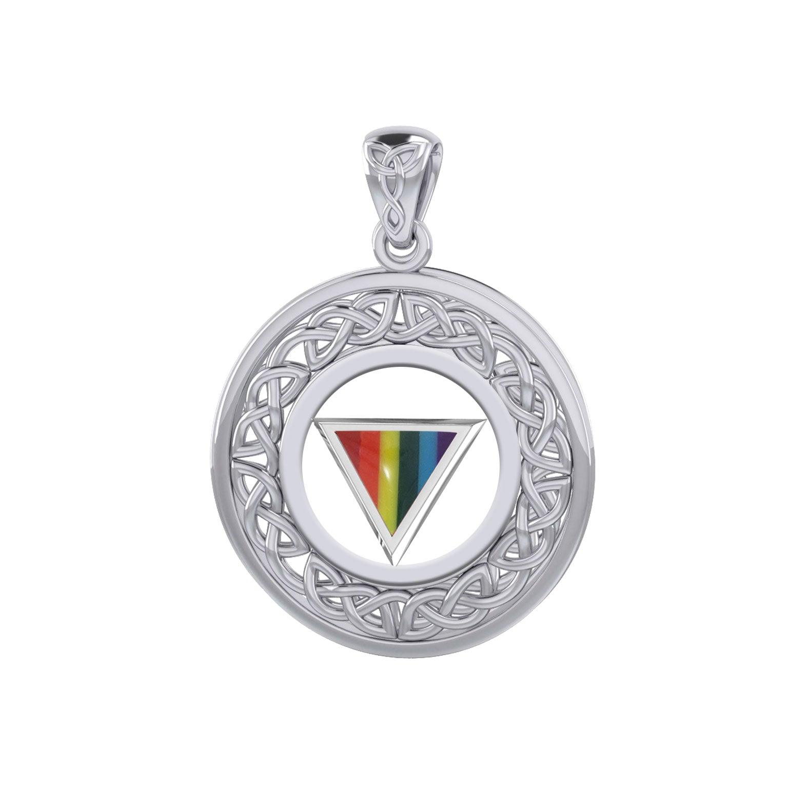 Celtic Knot LGBTQ Pride Pendant TPD729 - Jewelry