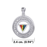 Celtic Knot LGBTQ Pride Pendant TPD729 - Jewelry