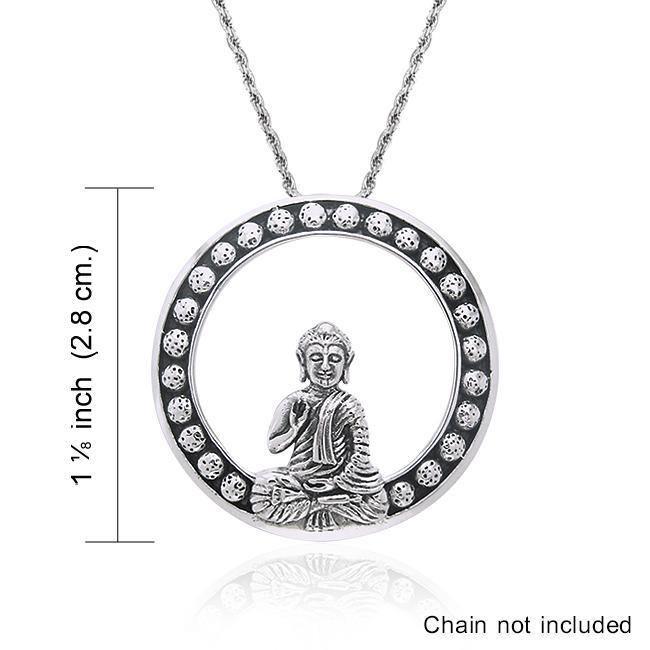 Sitting Buddha Pendant TPD772 - Jewelry