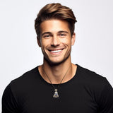 Buddha Time of Meditation Pendant with Gemstone TPD786 - Jewelry