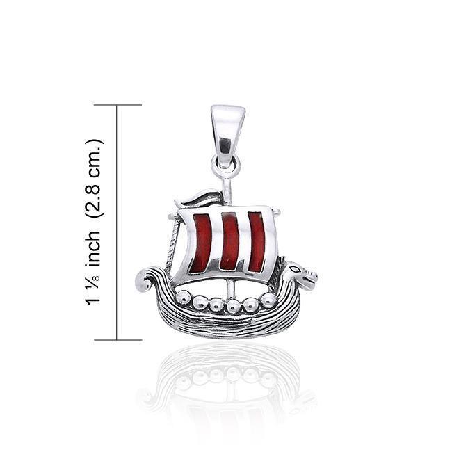 Viking Ship Pendant TPD853 - Jewelry