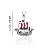Viking Ship Pendant TPD853 - Jewelry