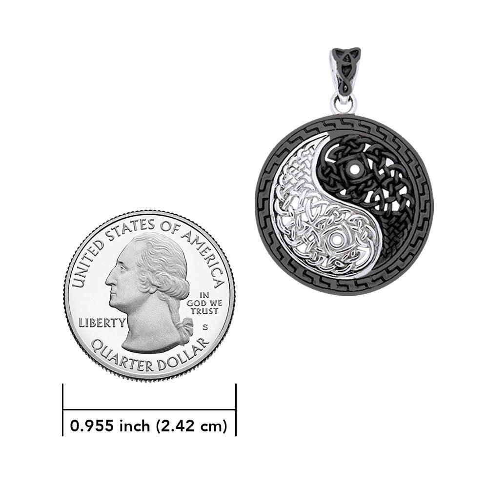 Celtic Yin Yang Pendant TPD985 - Jewelry