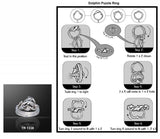 Double Dolphins Silver Puzzle Ring TR1338 - Jewelry