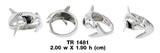 Theres nothing to fear in Sterling Silver White Shark Ring TR1481 - Jewelry