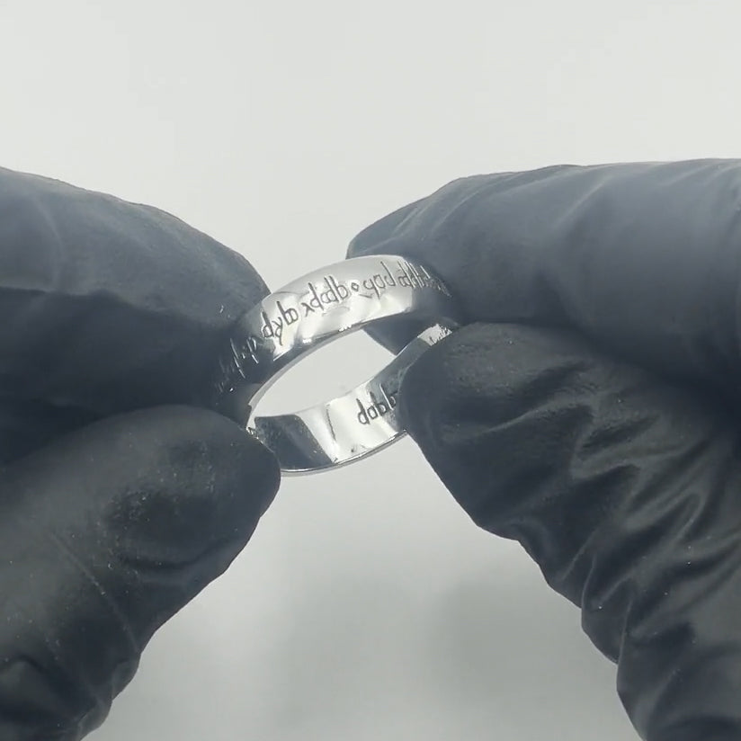 Empower Word Silver Ring TR3360