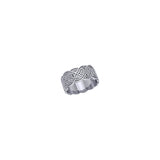 Celtic Knotwork Sterling Silver Ring TR671