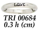 LOVE Sterling Silver Ring TRI684