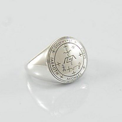 Sigil of the Archangel Michael Sterling Silver Ring TRI1202