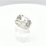 Recovery Viking Sterling Silver Ring with Gemstone TRI2275