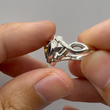 Manipura Solar Plexus Chakra with Celtic Designs Sterling Silver Ring TRI2338