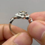 Manipura Solar Plexus Chakra with Celtic Designs Sterling Silver Ring TRI2338