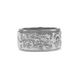 The Steve Miller Cernunnos Solid White Gold Spinner Ring WRI2387 - Jewelry