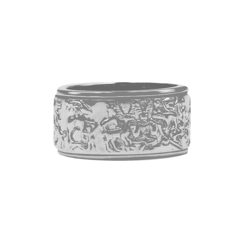 The Steve Miller Cernunnos God Silver Spinner Ring TRI2387 - Jewelry