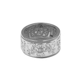 The Steve Miller Cernunnos Solid White Gold Spinner Ring WRI2387 - Jewelry