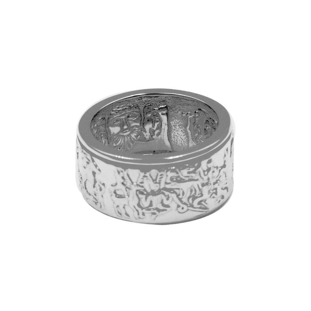The Steve Miller Cernunnos God Silver Spinner Ring TRI2387 - Jewelry