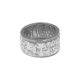 The Steve Miller Cernunnos Solid White Gold Spinner Ring WRI2387 - Jewelry