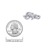 Whale Shark with Wave Silver Wrap Ring TRI2433 - Jewelry