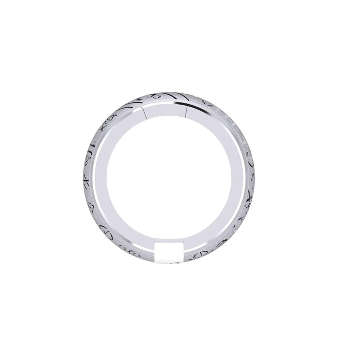 Peter Stone Puzzle Ring Theme Sigil of Archangels & Demons TRI2444 - Jewelry