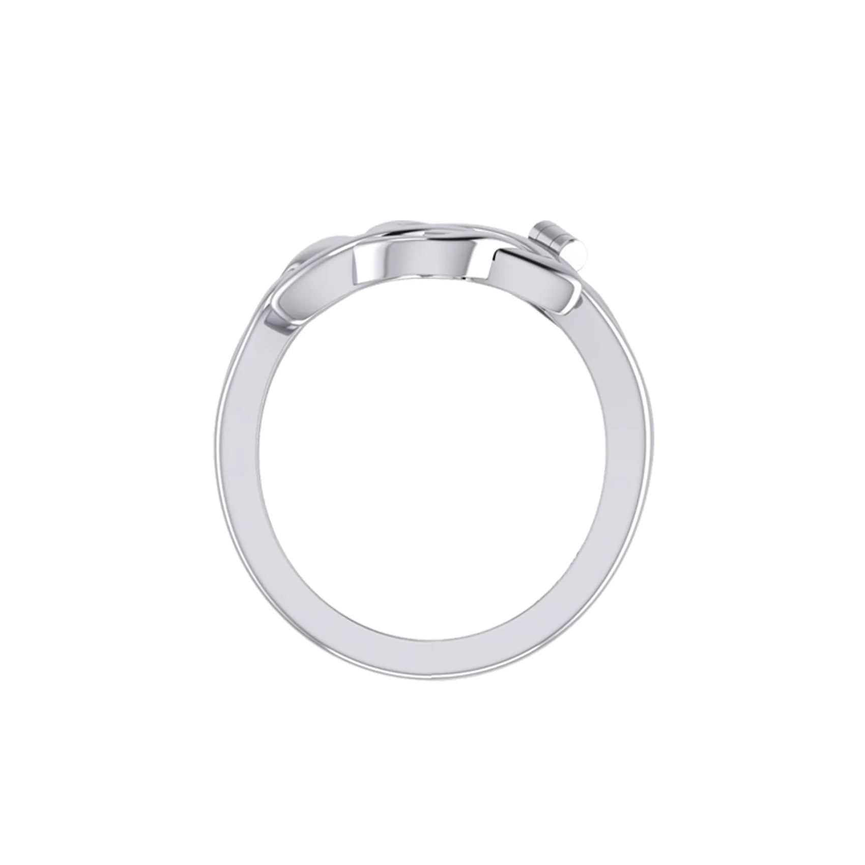 Peter Stone Triquetra Sterling Silver Puzzle Ring TRI2445