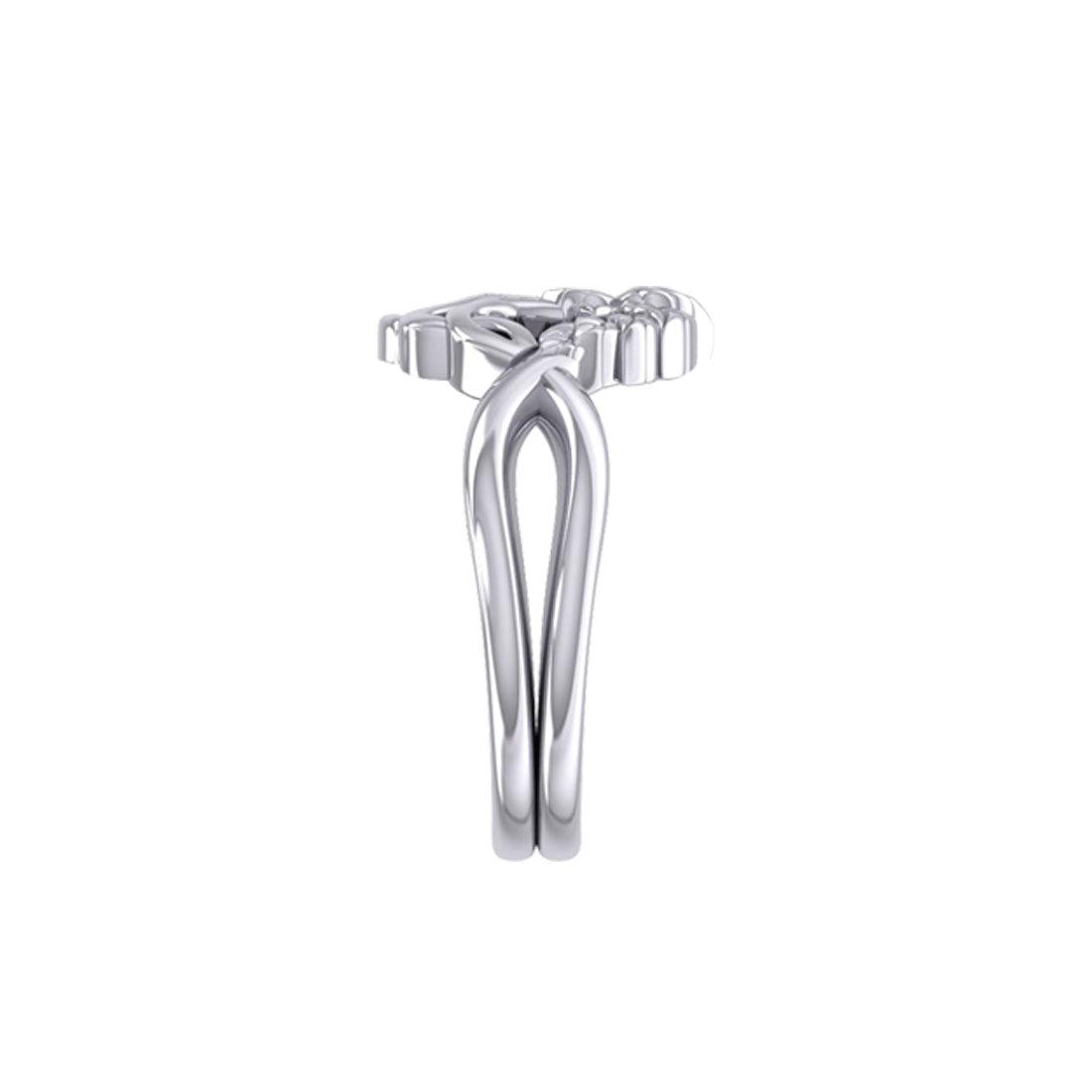 The Tree of Life Silver Puzzle Ring by Peter Stone Jewelry TRI2462 - Jewelry