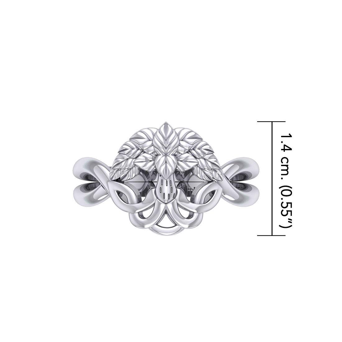 The Tree of Life Silver Puzzle Ring by Peter Stone Jewelry TRI2462 - Jewelry