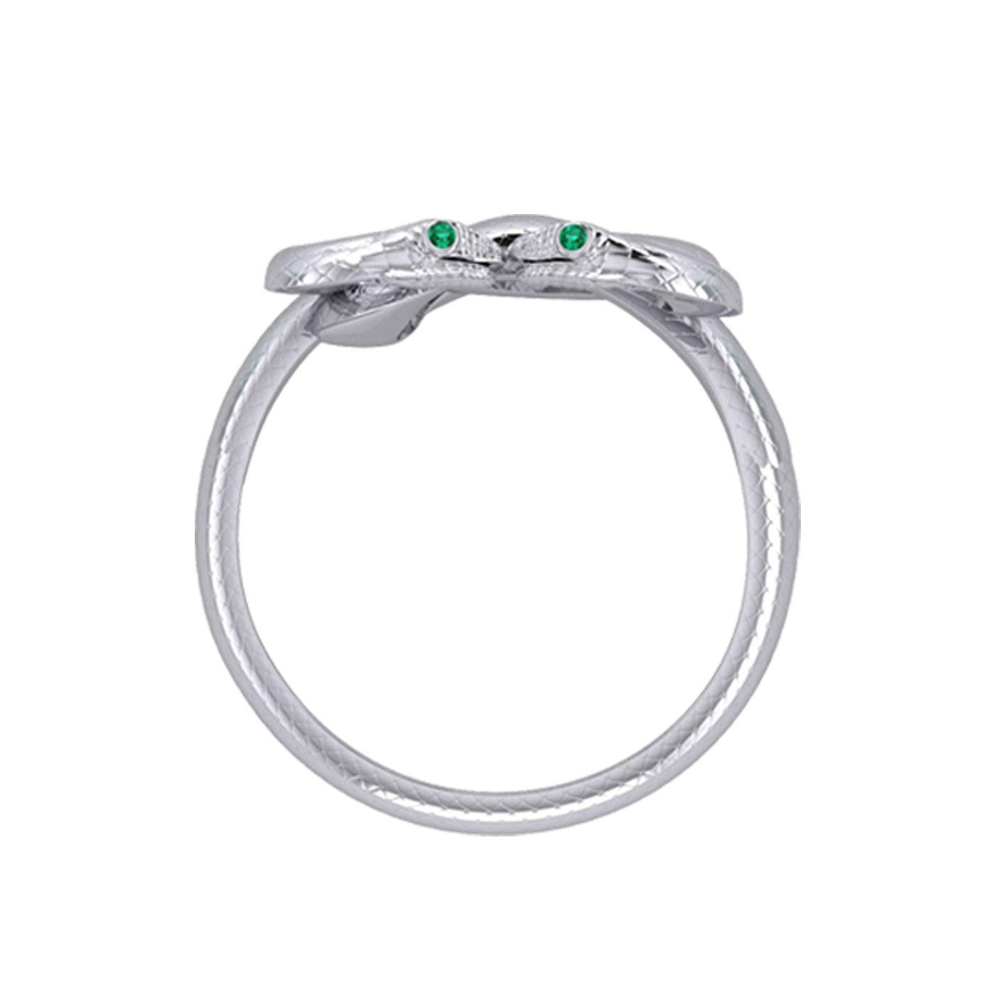 Sterling silver Tight in the knot snaking ring Oberon & Rhiannon Zell wedding Men rings Designed by Oberon Zell TRI2469 - Jewelry