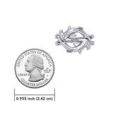 Enigma Fusion Sterling Silver Double-Hammer Headed Shark Puzzle Ring by Peter Stone TRI2470 - Jewelry