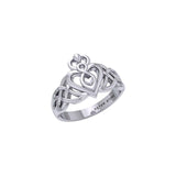Eternal Love Goddess Sterling Silver Ring: Exquisite Jewelry by Peter Stone TRI2473 - Jewelry