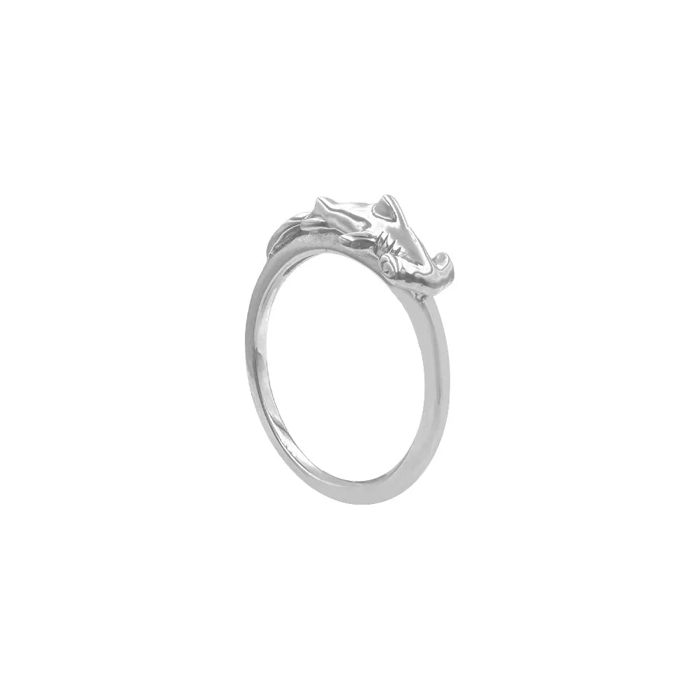 Hammerhead Shark Sterling Silver Ring by DiveSilver TRI2503