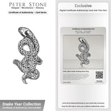 Celtic Spirit Snake Sterling Silver Ring TRI2560
