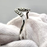 Wave with Octopus Tentacles Sterling Silver Ring TRI2575