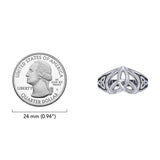 Celtic Trinity Knot Sterling Silver Ring TRI2584