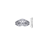 Celtic Trinity Knot Sterling Silver Ring TRI2584