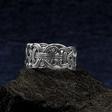 Viking Borre Celtic Sterling Silver Ring by Courtney Davis TRI573