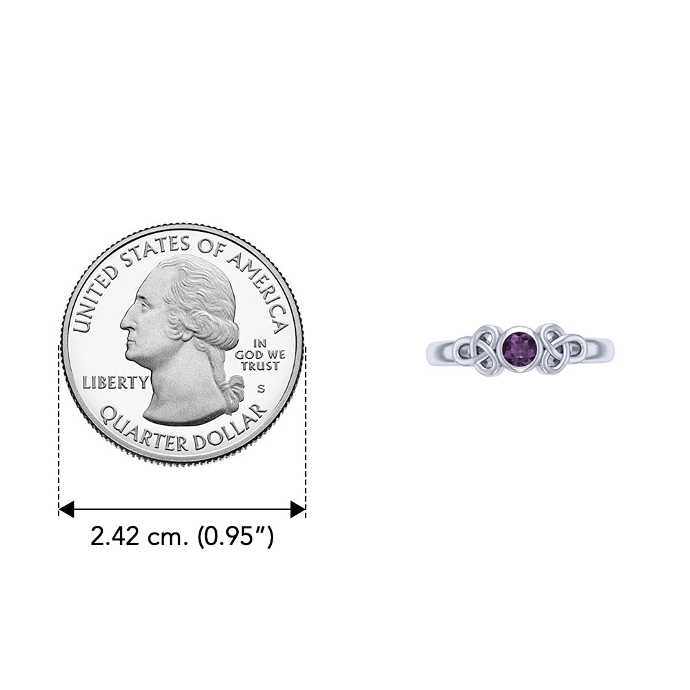 Celtic Trinity Knot with Gems TRI966