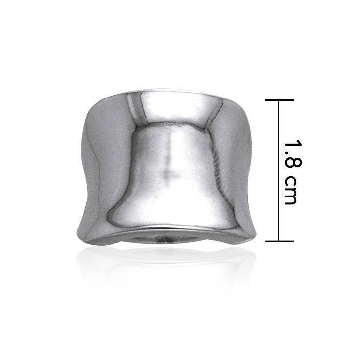 Bold  Sterling Silver Ring TRI989