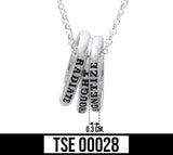 Empowering Words Radiate,Thought,Magnitize Sterling Silver Ring With Chain TSE028