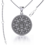 Horseshoe with Lucky Number Snake Pendant TPD5170 - Jewelry