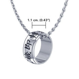 Crisis Is Opportunity Ring Necklace Set TSE024 - Jewelry