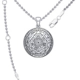 Experience Divine Guidance: The Seven Archangels Silver Pendant - Embrace Heavenly Protection and Spiritual Connection TPD6173 - Jewelry