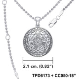 Experience Divine Guidance: The Seven Archangels Silver Pendant - Embrace Heavenly Protection and Spiritual Connection TPD6173 - Jewelry