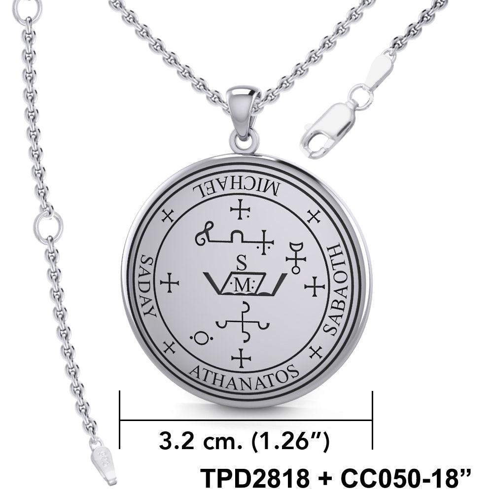 Archangel Michael Sterling Silver Pendant TPD2818 - Jewelry