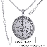 Sigil of the Archangel Zadkiel Sterling Silver Pendant TPD2821 - Jewelry